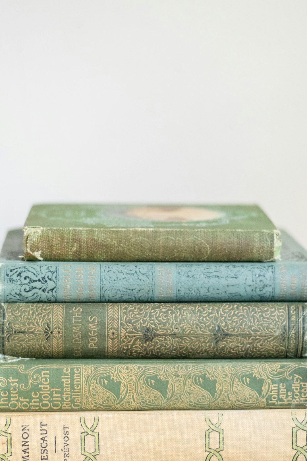 stack of mystery books